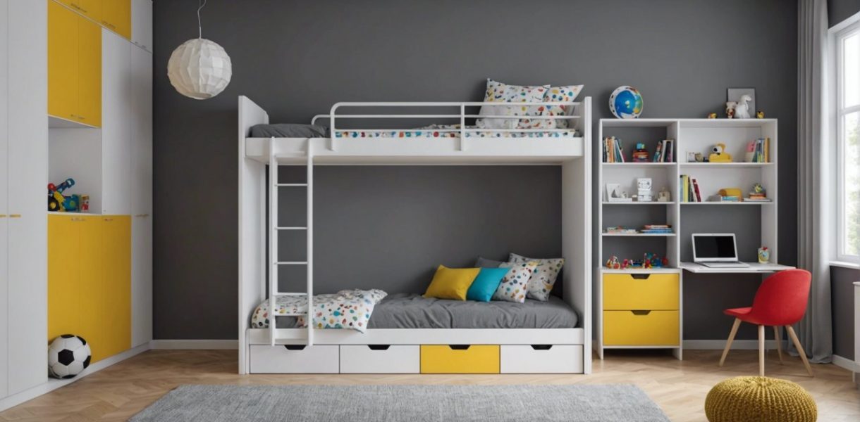 Le lit superposé : un choix judicieux pour optimiser l'espace dans une chambre d'enfant ?